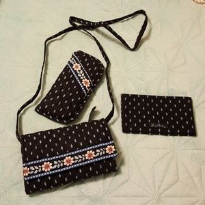 Vera Bradley crossbody/wallet & eyeglass case Etc